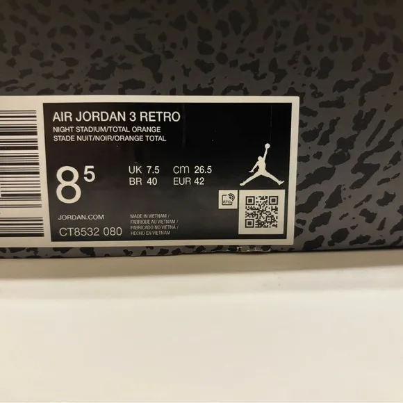 Men's Jordan 3 Retro Fears