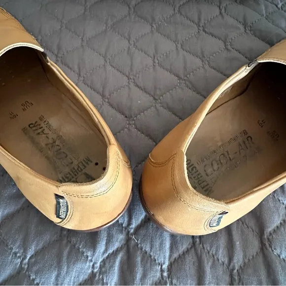 Men’s MEPHISTO EDLEF LEATHER DRIVING MOCCASINS LOAFERS Size 11 Hazelnut Tan