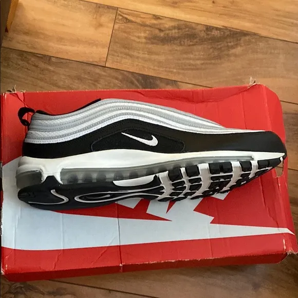Men’s Nike Air Max 97 Black and White Sneakers