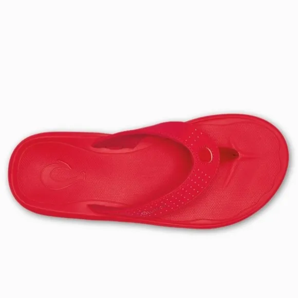 Men’s OluKai Ki’i Sandals color Bright Red