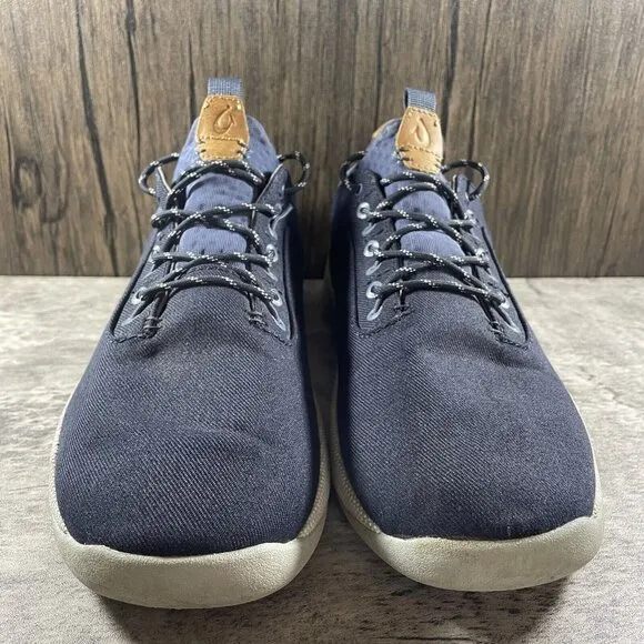 Men's Olukai Nanea Li Casual Sneakers Blue Depth Vintage Indigo Size 12