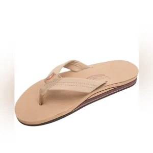 MEN'S SIERRA BROWN DOUBLE LAYER LEATHER SANDALS XXXL