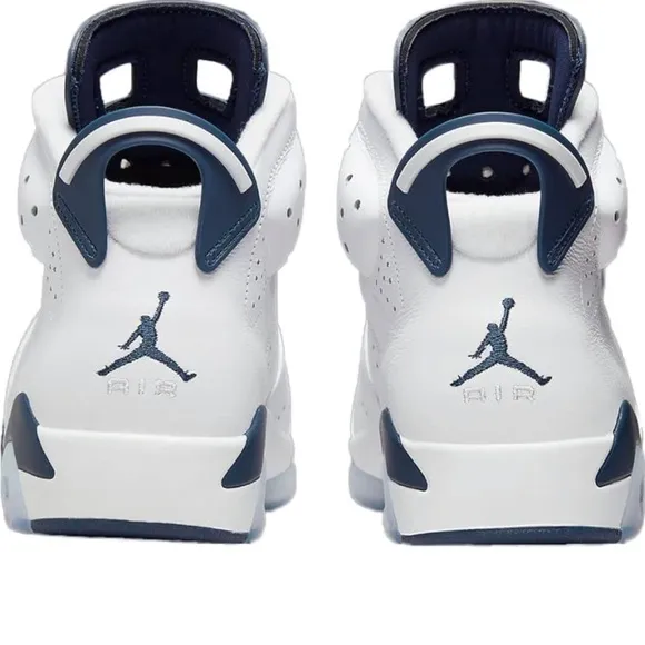 Men's White and Blue Sneakers AIR Jordan retro midnight