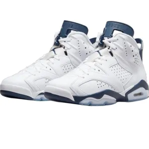 Men's White and Blue Sneakers AIR Jordan retro midnight