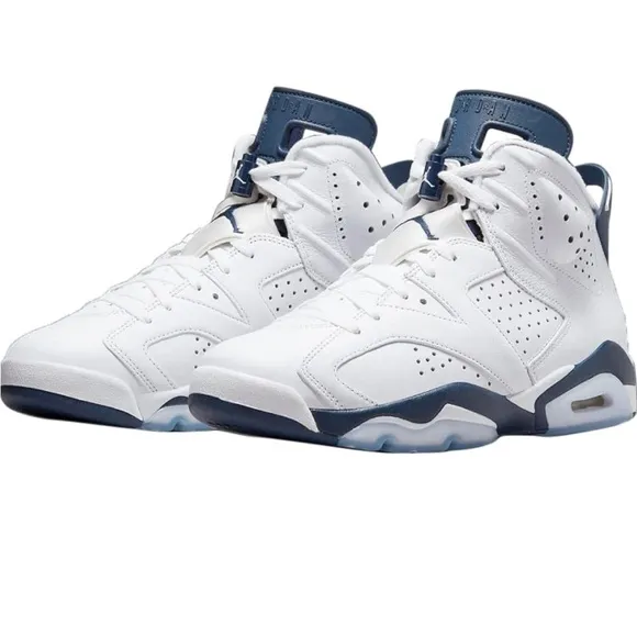 Men's White and Blue Sneakers AIR Jordan retro midnight