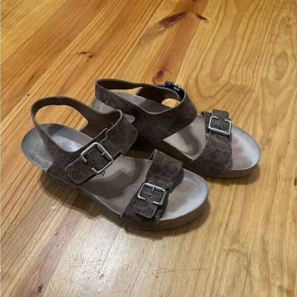 Mephisto Lissandra Animal Print Women's Sandal Leather Size 39 US 9
