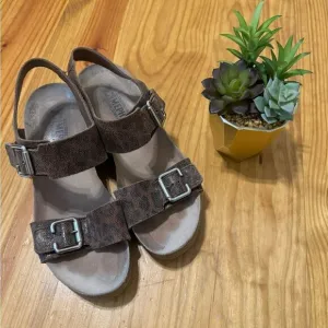 Mephisto Lissandra Animal Print Women's Sandal Leather Size 39 US 9