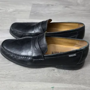 Mephisto Spinnaker Black Leather Penny Loafer Air-Relax Shoes Men's Sz 10.5 US