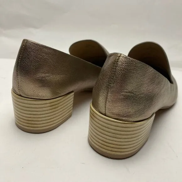 MERCEDES CASTILLO Tillie Loafer Pyrite Metallic Size 8