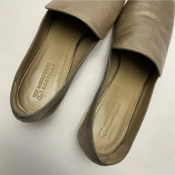 MERCEDES CASTILLO Tillie Loafer Pyrite Metallic Size 8