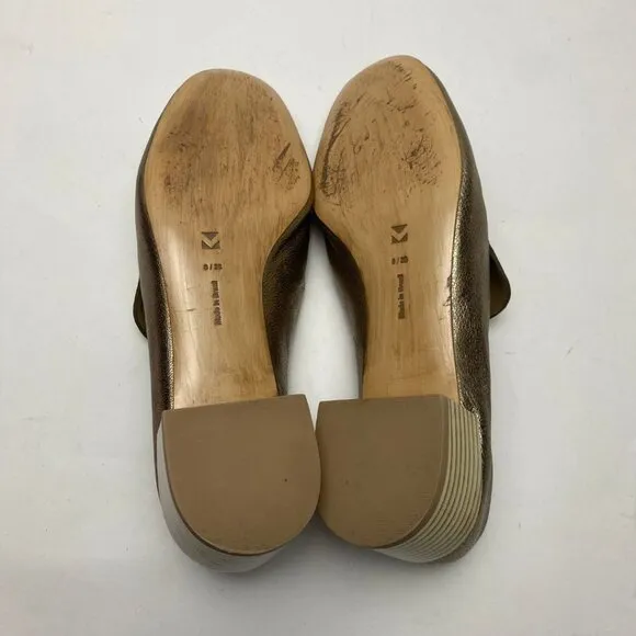 MERCEDES CASTILLO Tillie Loafer Pyrite Metallic Size 8