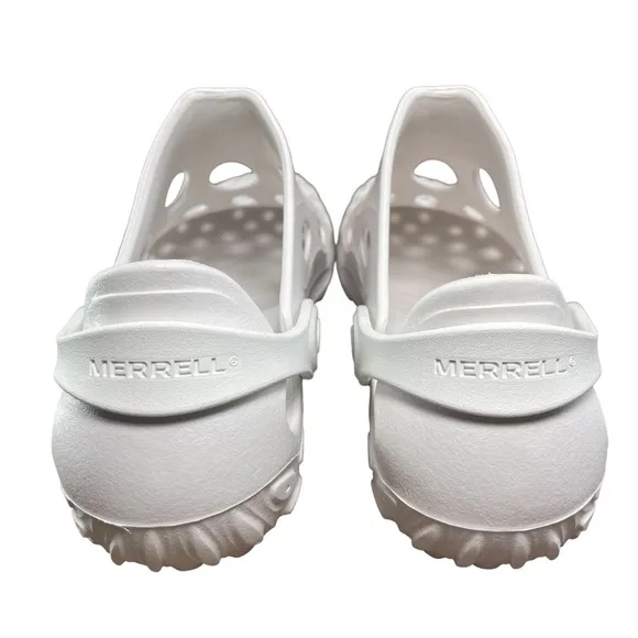 Merrell Boys Hydro Moc Drift Water Hiking Sandals White Size 7/Women Size 8.5