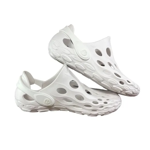 Merrell Boys Hydro Moc Drift Water Hiking Sandals White Size 7/Women Size 8.5