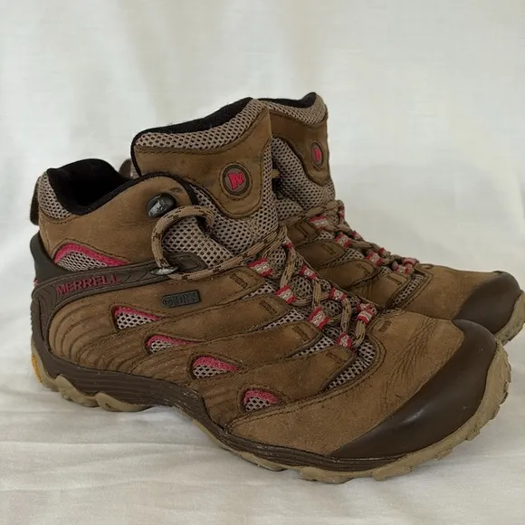 Merrell Chameleon Waterproof Brown Hiking Boots Gorpcore Women’s 7.5