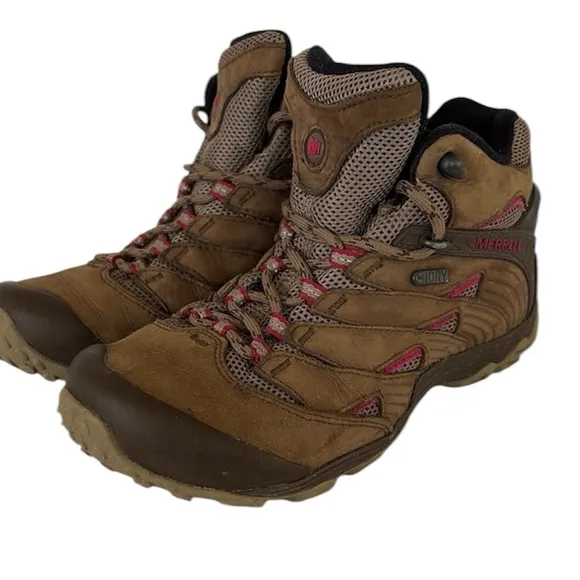 Merrell Chameleon Waterproof Brown Hiking Boots Gorpcore Women’s 7.5
