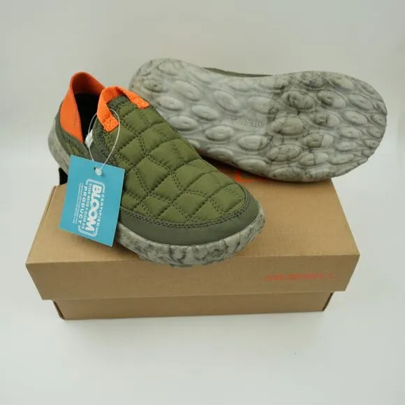 Merrell Hut Moc 2 Herb Shoes Boys 02 M Quilt Lightweight Slip on Loafers NEW