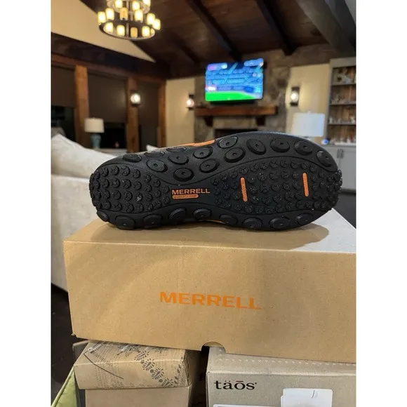 Merrell Jungle Moc Leather Comp Toe Work Shoes Wide Width Men Espresso ASTM SD 