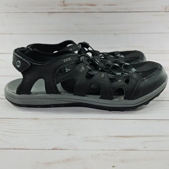 Merrell‎ Mens Sable Water Sandals Black Size 14 Hiking Outdoor J276559C