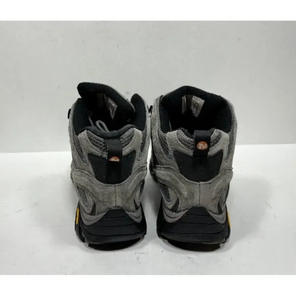 Merrell Moab 2 Mid Womens Size 9 Granite Waterproof Vibram Hiking J06054 Boots