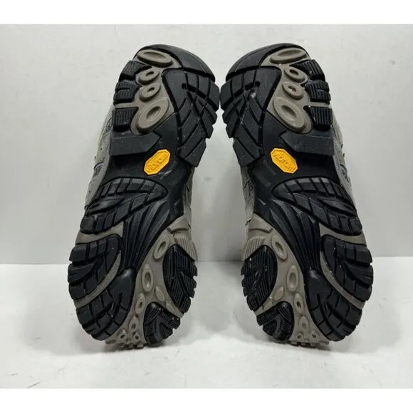 Merrell Moab 2 Mid Womens Size 9 Granite Waterproof Vibram Hiking J06054 Boots