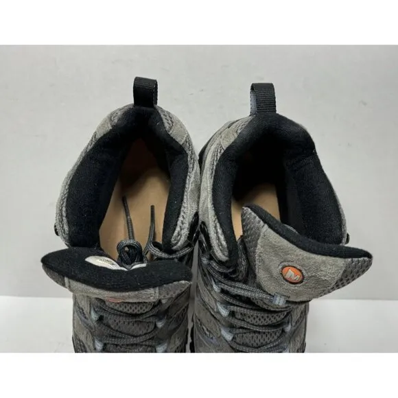 Merrell Moab 2 Mid Womens Size 9 Granite Waterproof Vibram Hiking J06054 Boots