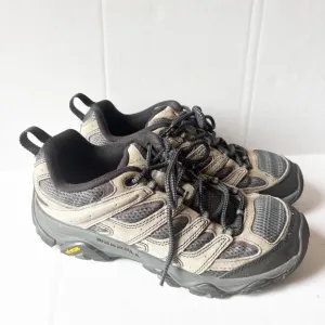 Merrell Moab 3 Goretex Hiking Boots Mens 8.5 Brown Waterproof Low Top Sneakers