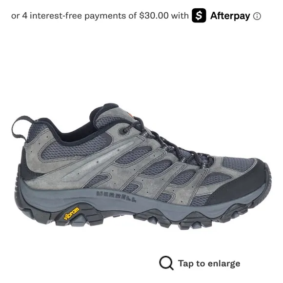 Merrell Moab 3 Goretex Hiking Boots Mens 8.5 Brown Waterproof Low Top Sneakers