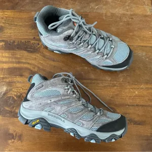 Merrell Moab 3 Mid Waterproof Wide Width hiking boots ladies size 10 Wide