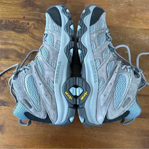 Merrell Moab 3 Mid Waterproof Wide Width hiking boots ladies size 10 Wide
