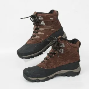 Merrell Moab Polar Espresso Select Dry Warm Ice Grip Hiking Snow Boots Mens 7