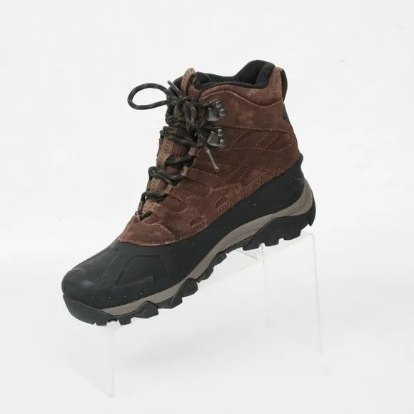 Merrell Moab Polar Espresso Select Dry Warm Ice Grip Hiking Snow Boots Mens 7
