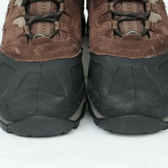 Merrell Moab Polar Espresso Select Dry Warm Ice Grip Hiking Snow Boots Mens 7