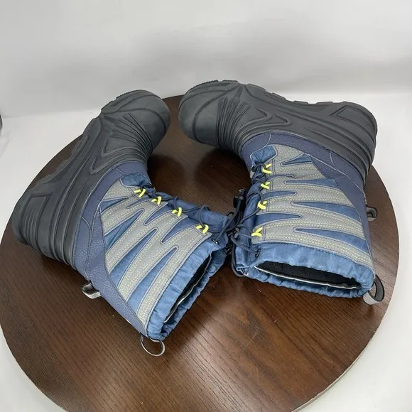 Merrell Quest Lite 3.0 Boots Big Kids 5M Blue Gray Waterproof Snow Shoe MK265031