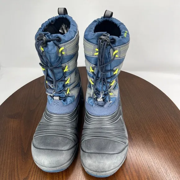 Merrell Quest Lite 3.0 Boots Big Kids 5M Blue Gray Waterproof Snow Shoe MK265031