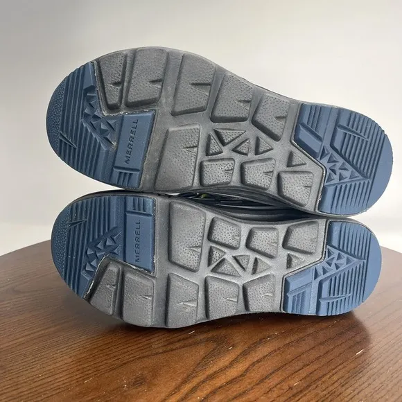 Merrell Quest Lite 3.0 Boots Big Kids 5M Blue Gray Waterproof Snow Shoe MK265031