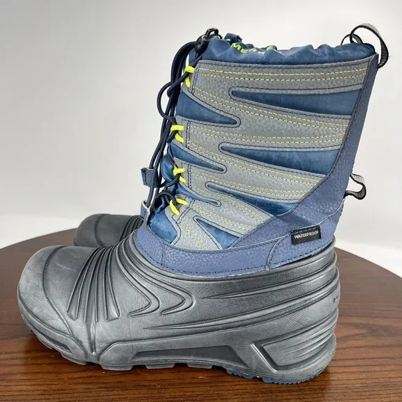 Merrell Quest Lite 3.0 Boots Big Kids 5M Blue Gray Waterproof Snow Shoe MK265031