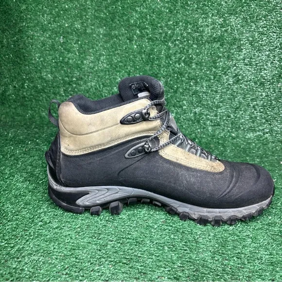 Merrell Thermo Boots Mens Sz 13 Gray Leather Hiking Waterproof Thinsulate 200G