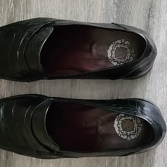 Mezlan Narni Men's Genuine Crocodile Leather Slip On Loafers Black Size 10M
