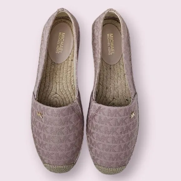 MICHAEL KORS Kendrick Espadrille Slip On Flats Women’s Size 7 US Pink NEW