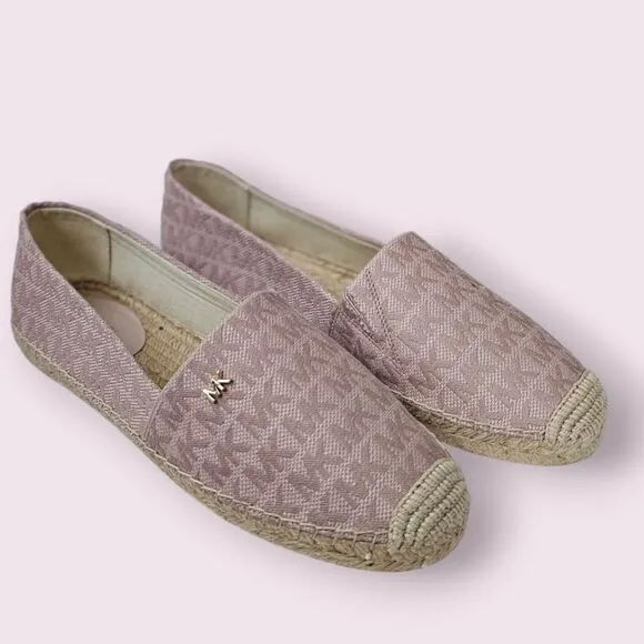 MICHAEL KORS Kendrick Espadrille Slip On Flats Women’s Size 7 US Pink NEW