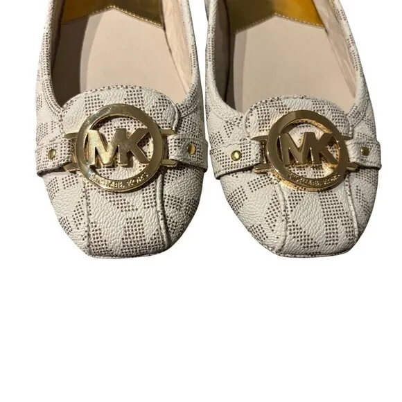 Michael Kors Womens Fulton Moccasin Vanilla Size 8.5 M