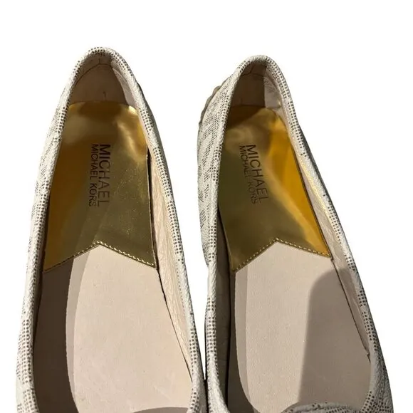 Michael Kors Womens Fulton Moccasin Vanilla Size 8.5 M