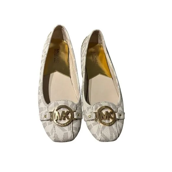 Michael Kors Womens Fulton Moccasin Vanilla Size 8.5 M