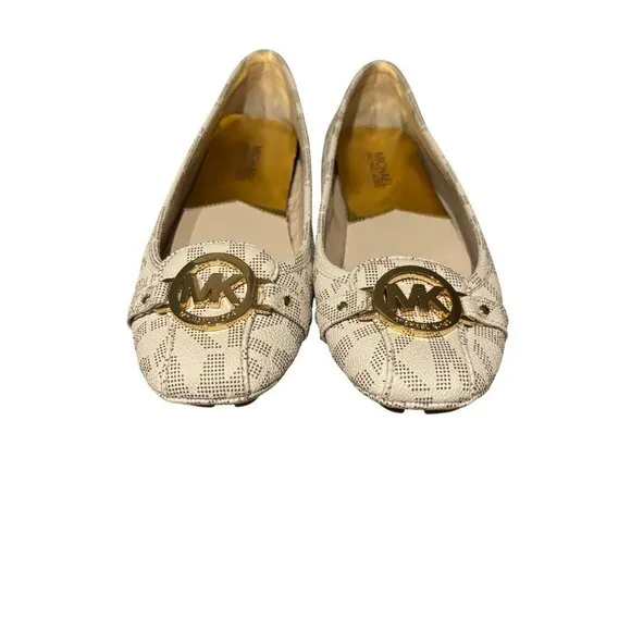 Michael Kors Womens Fulton Moccasin Vanilla Size 8.5 M