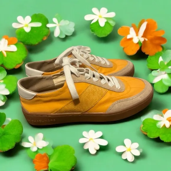 Michael Kors Women's Orange Sneakers New size 6