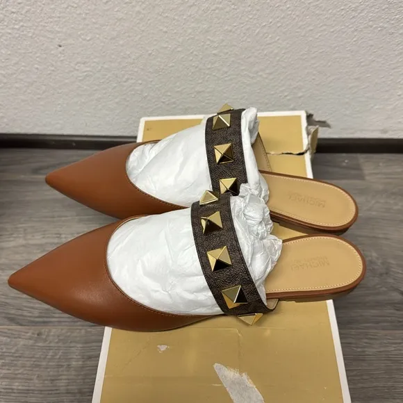 Michael Kors Women's Wren Studded Slip-On Flats