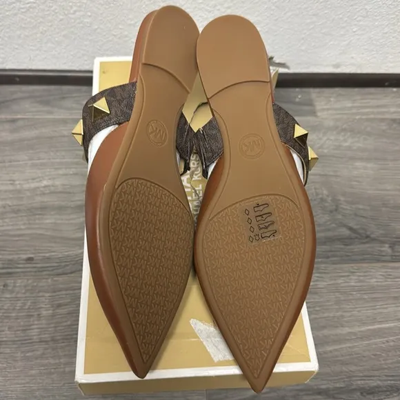 Michael Kors Women's Wren Studded Slip-On Flats