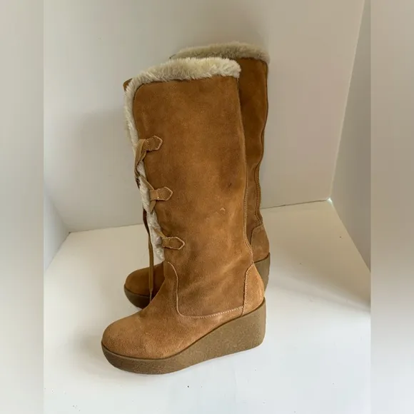 Michael Michael Kors Crosby Suede Boots. Size 7.5