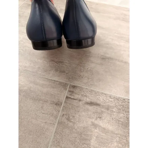 MICHAEL Michael Kors Dylan Navy Blue Ballet Flats Size 5.5