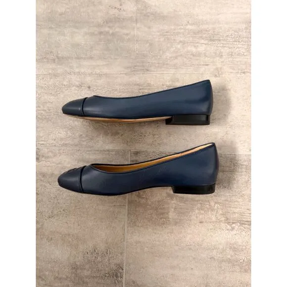 MICHAEL Michael Kors Dylan Navy Blue Ballet Flats Size 5.5
